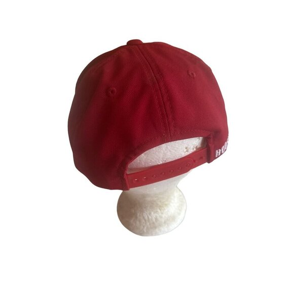 Indiana Hoosiers Red Flat Bill Embroidered Logo Baseball Hat Cap Adjustable - Picture 3 of 8